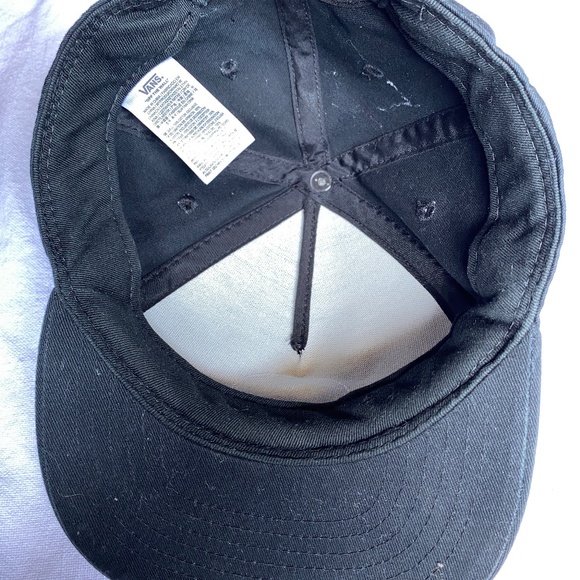 Vans Cap with Brim: "The Origional Vans Off the Wall 1966". Black, !00% Cotton, - Picture 4 of 6